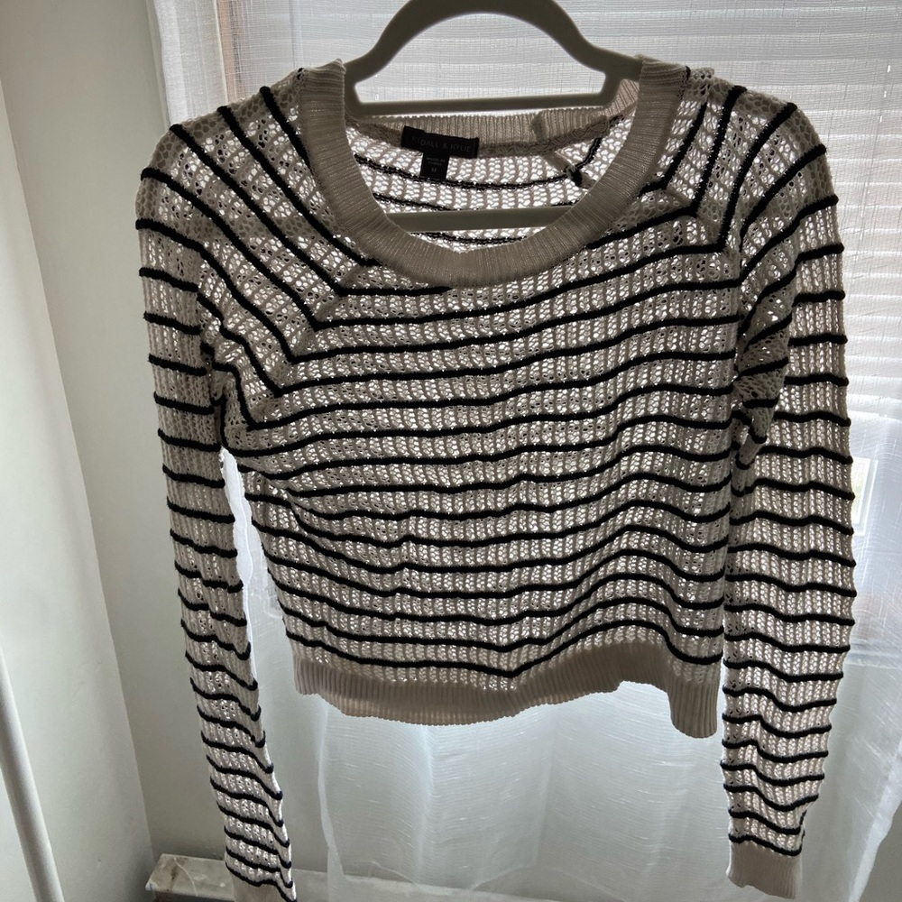 Mesh long sleeve top